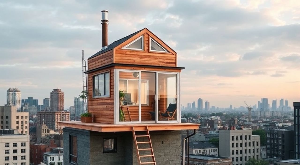 5 Шагов, чтобы собрать micro-loft на крыше городского дома