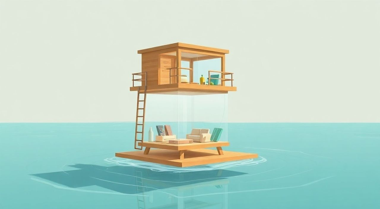 5 Шагов, чтобы собрать micro-loft на воде
