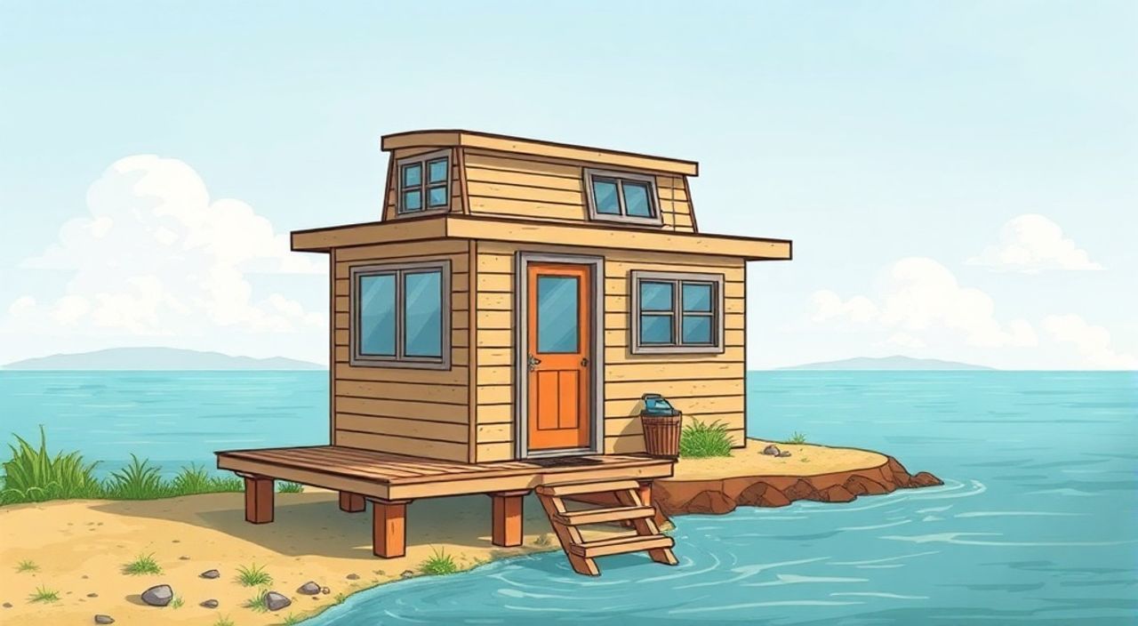 5 Шагов, чтобы собрать off-grid tiny-house на острове