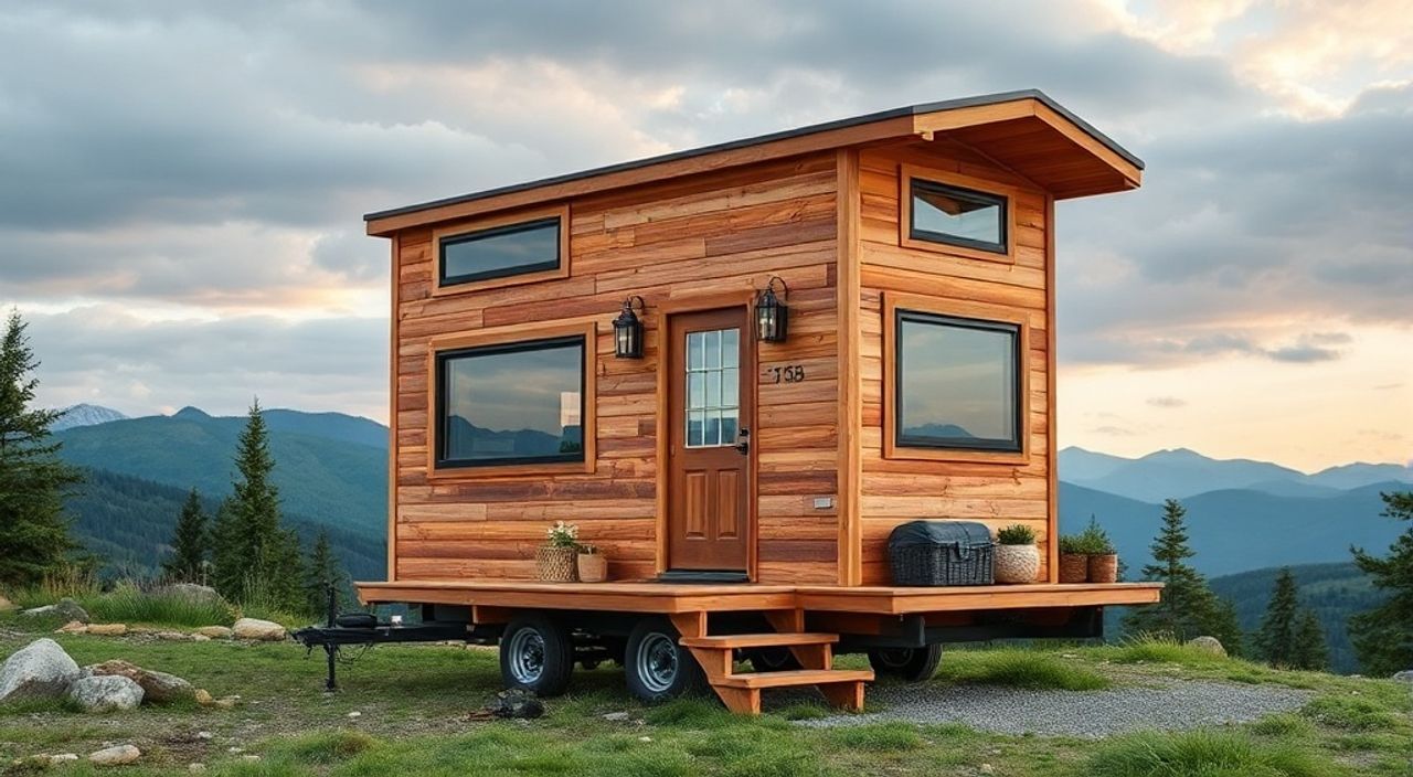 5 Шагов, чтобы собрать off-grid tiny-house в горах