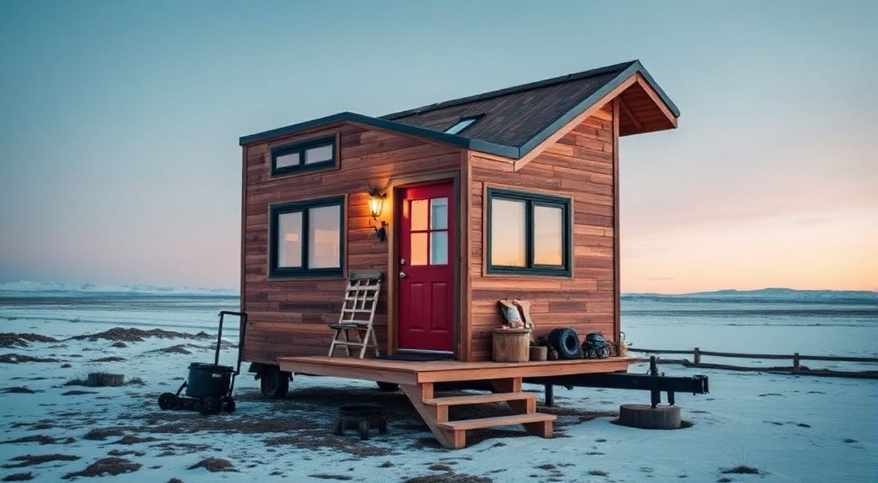 5 Шагов, чтобы собрать off-grid tiny-house в тундре