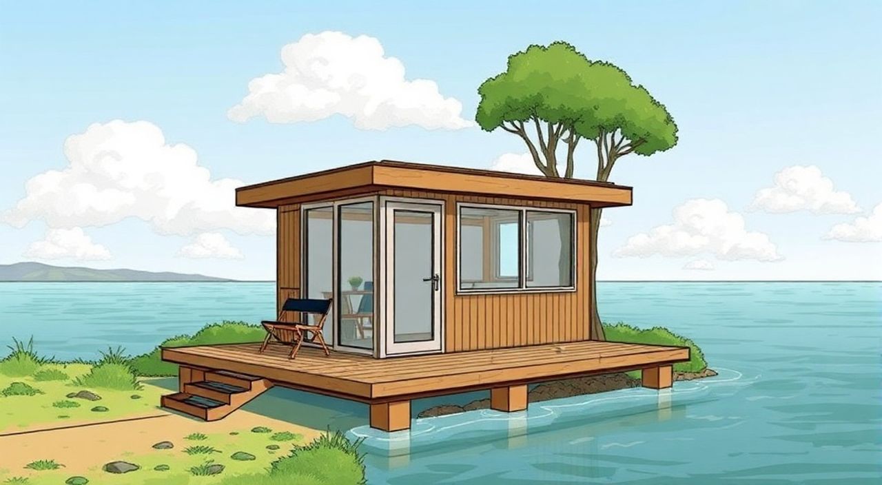 5 Шагов, чтобы собрать pod-house на острове