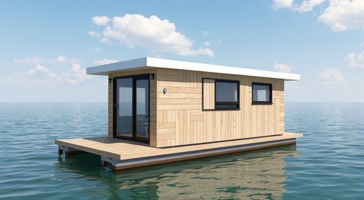 5 Шагов, чтобы собрать pod-house на воде
