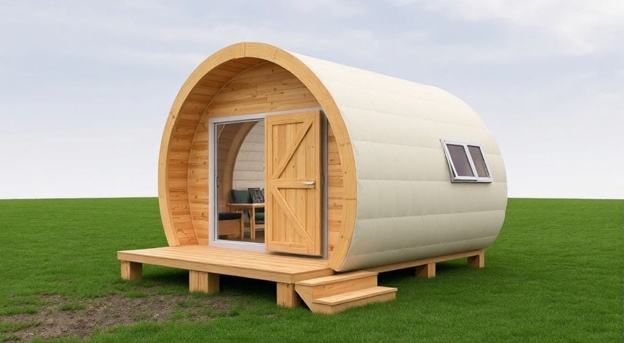 5 Шагов, чтобы собрать pod-house в тундре
