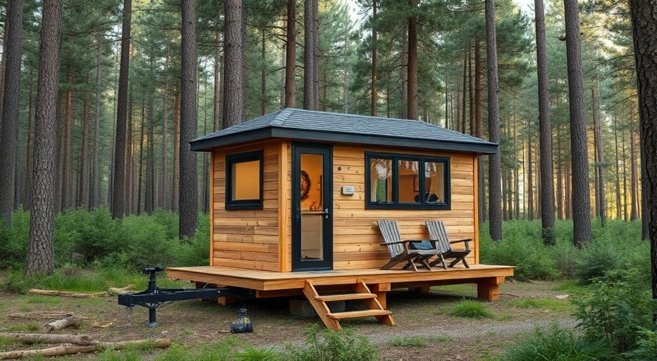 5 Шагов, чтобы собрать складной tiny‑house на лесной опушке