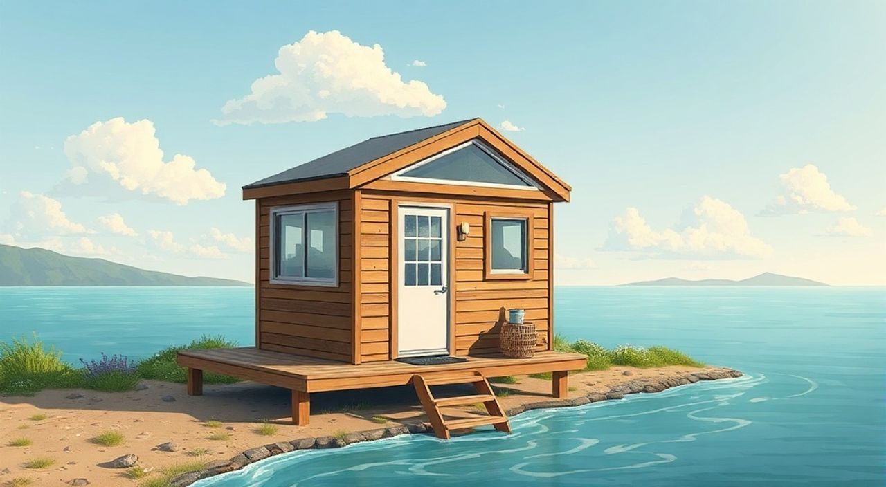 5 Шагов, чтобы собрать складной tiny‑house на острове