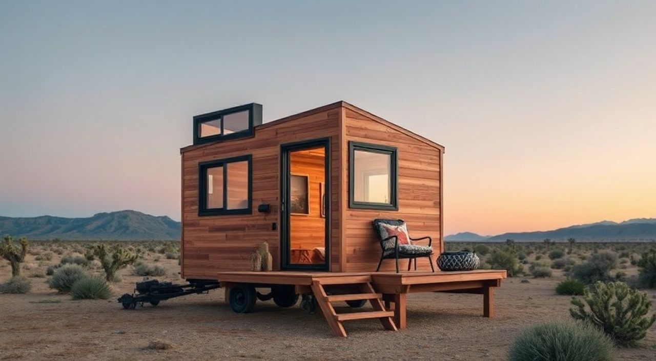 5 Шагов, чтобы собрать складной tiny‑house в пустыне