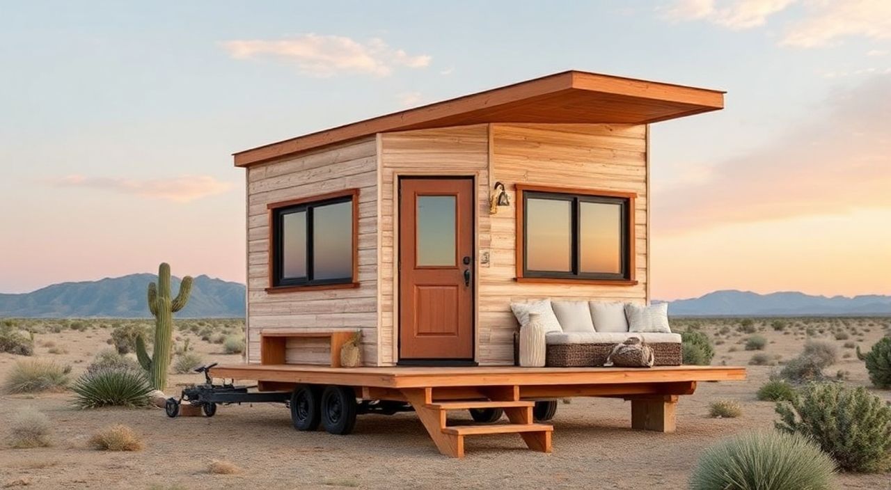 5 Шагов, чтобы собрать tiny-house в пустыне