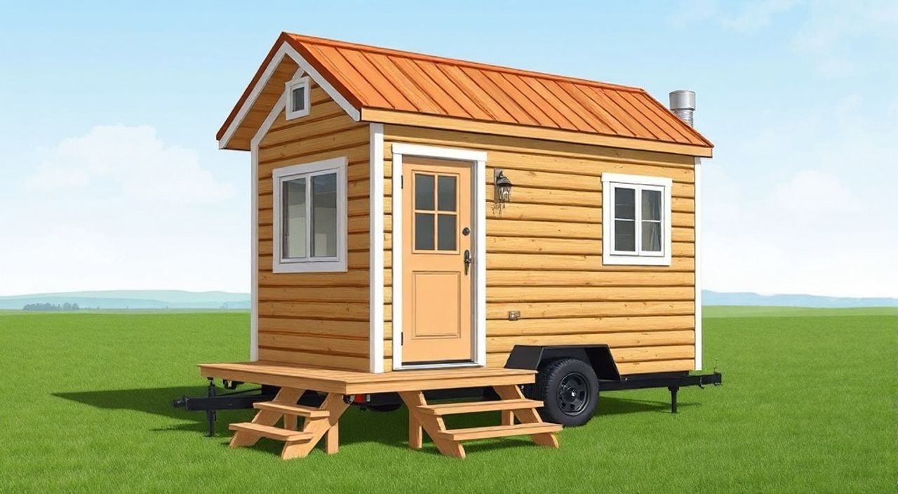 5 Шагов, чтобы собрать tiny-house в степи