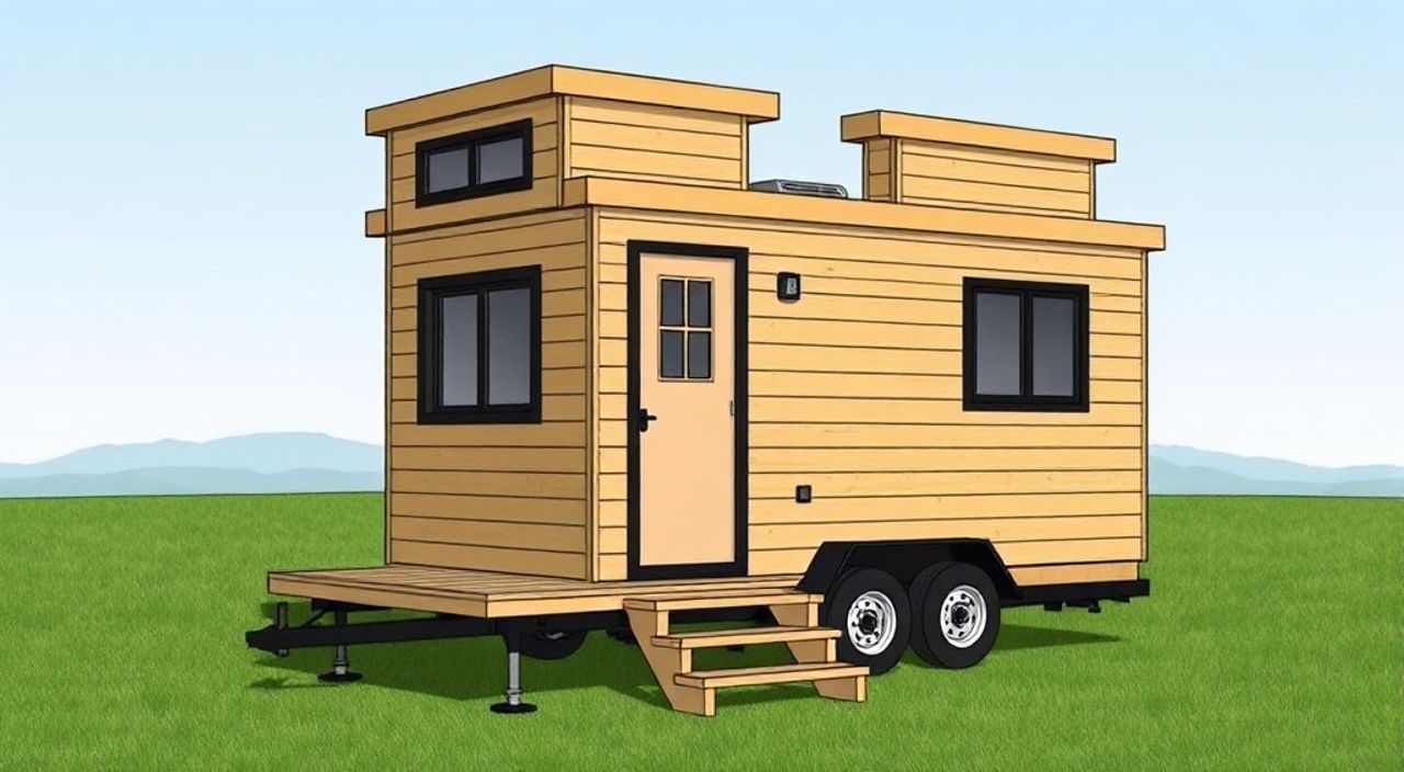 5 Шагов, чтобы собрать tiny-house в тундре