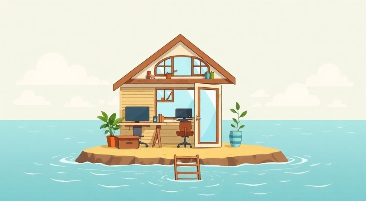 5 Шагов, чтобы собрать tiny офис на острове