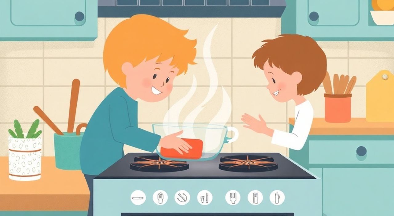 5 Шагов, чтобы защитить детей от плиты