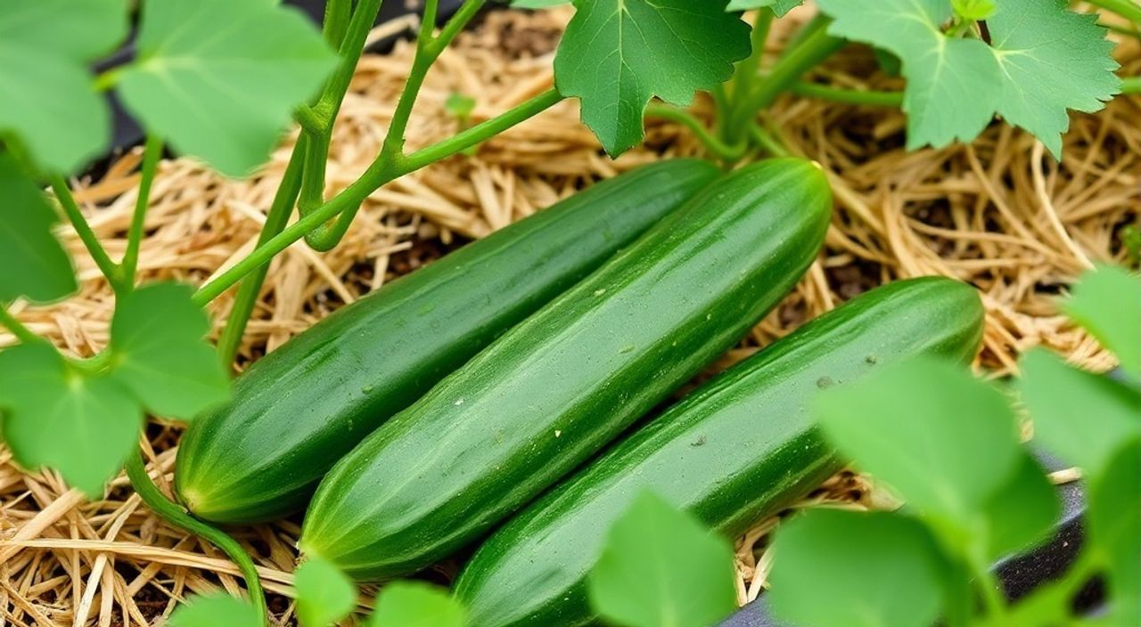 5 Шагов формировки огурцы корнишоны с мульчей из соломы