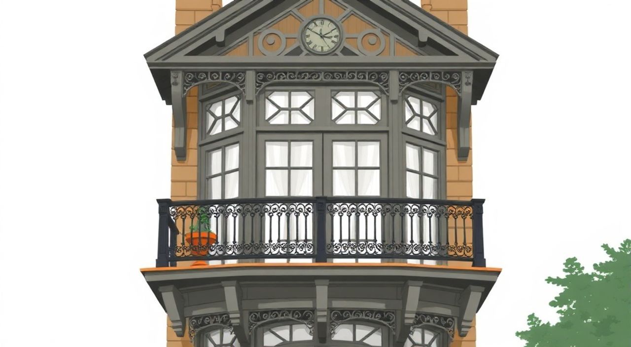 5 Шагов к интерьеру балкона 3 м² в стиле викторианский