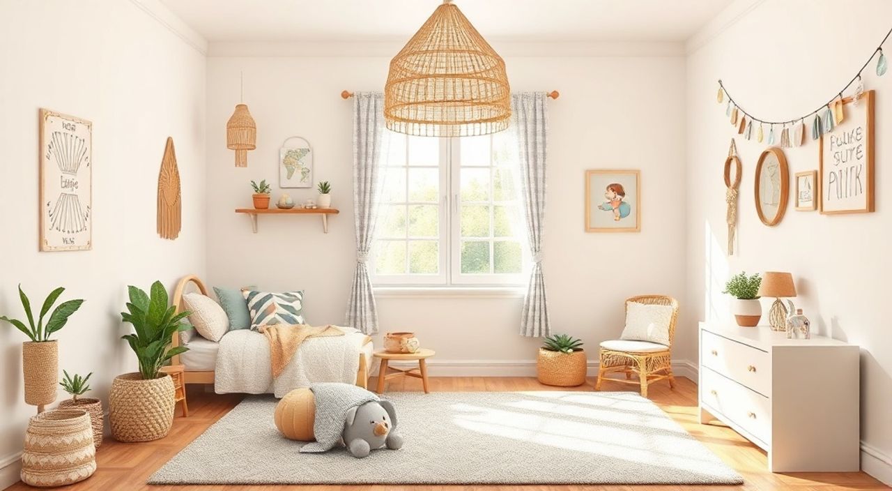 5 Шагов к интерьеру детской 10 м² в стиле бохо