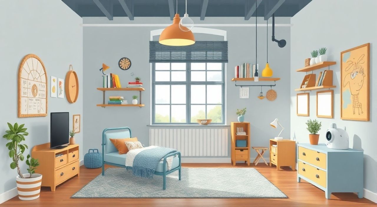 5 Шагов к интерьеру детской 10 м² в стиле индастриал