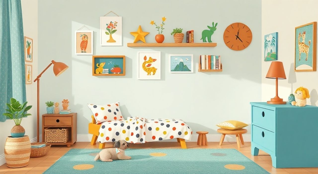 5 Шагов к интерьеру детской 9 м² в стиле смешанный эклектик