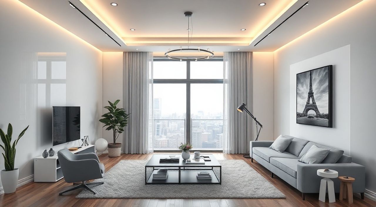 5 Шагов к интерьеру гостиной 11 м² в стиле футуризм