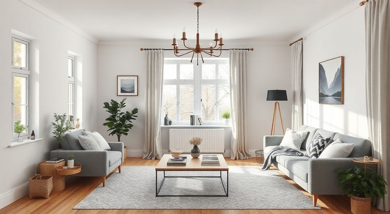 5 Шагов к интерьеру гостиной 11 м² в стиле сканди
