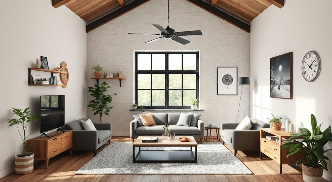 5 Шагов к интерьеру гостиной 14 м² в стиле индастриал