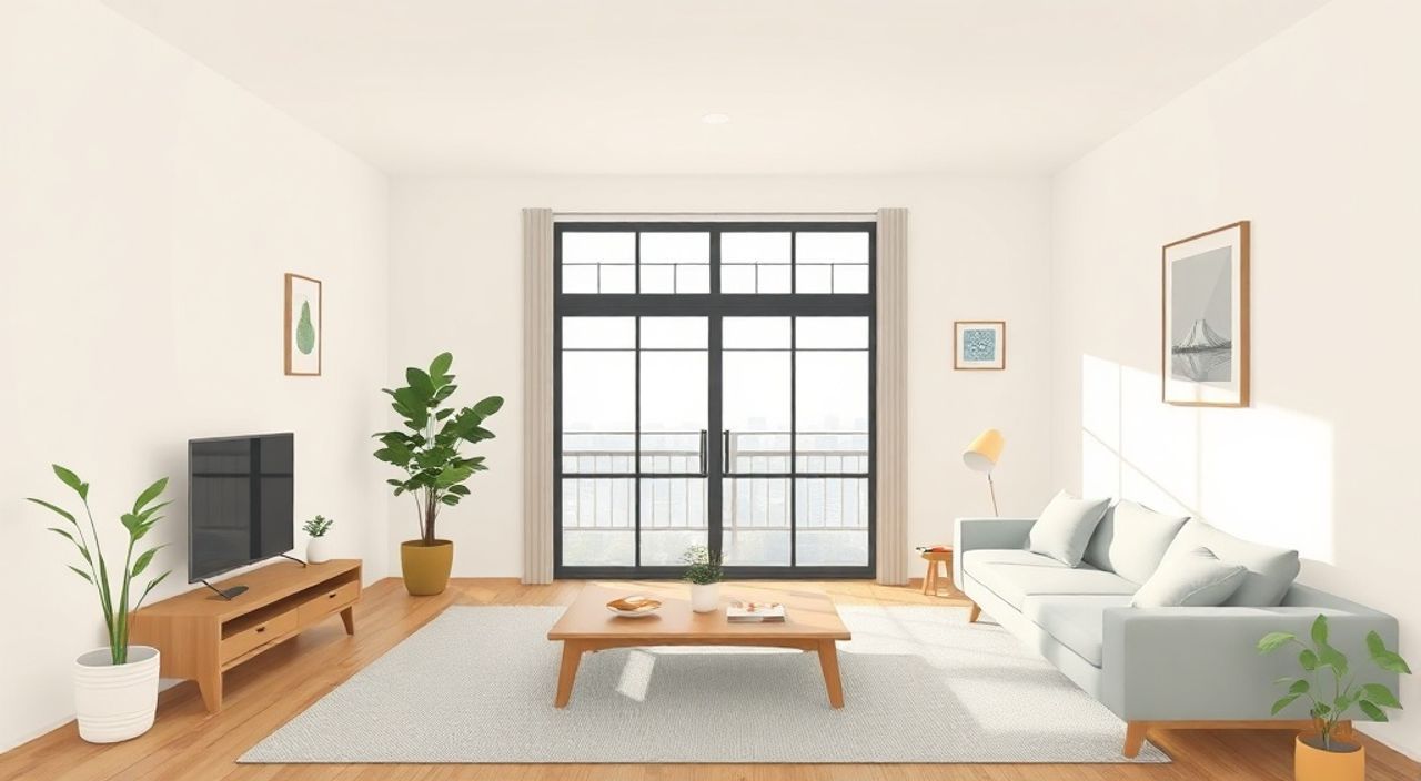 5 Шагов к интерьеру гостиной 14 м² в стиле японский минимализм