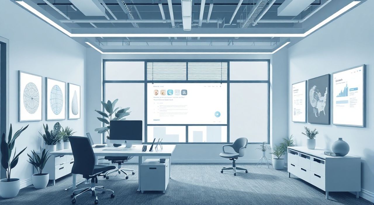 5 Шагов к интерьеру кабинета 7 м² в стиле футуризм
