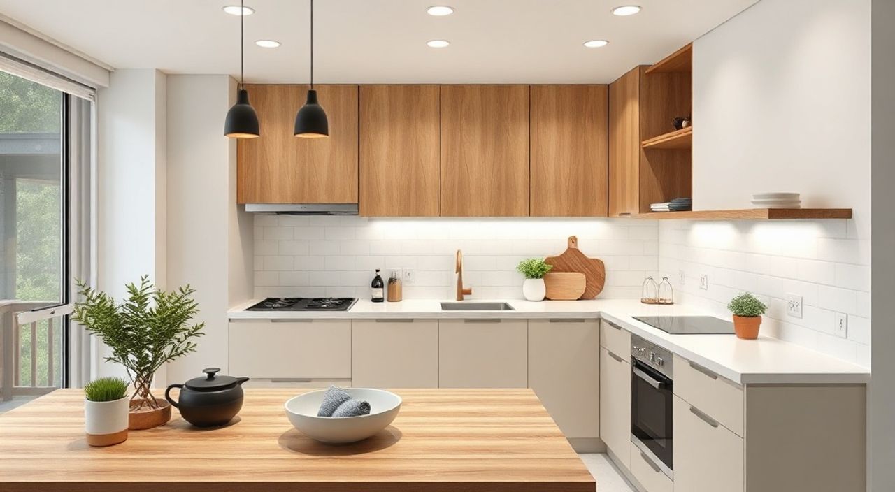 5 Шагов к интерьеру кухни 4,5 м² в стиле корейский neomodern