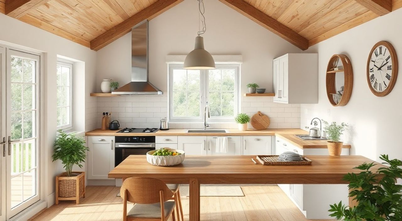 5 Шагов к интерьеру кухни 4,5 м² в стиле шале