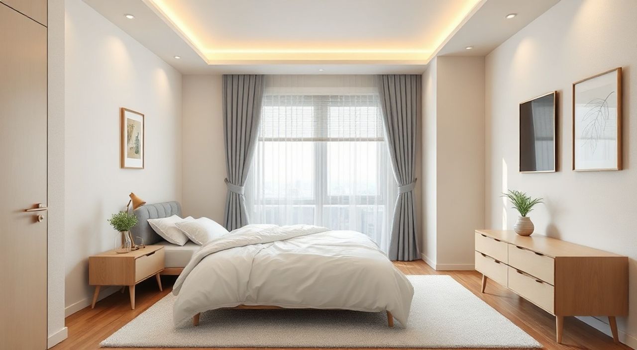 5 Шагов к интерьеру спальни 8 м² в стиле корейский neomodern
