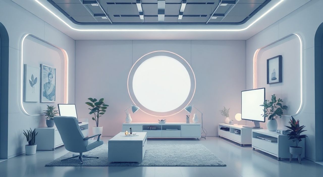 5 Шагов к интерьеру студии 20 м² в стиле футуризм