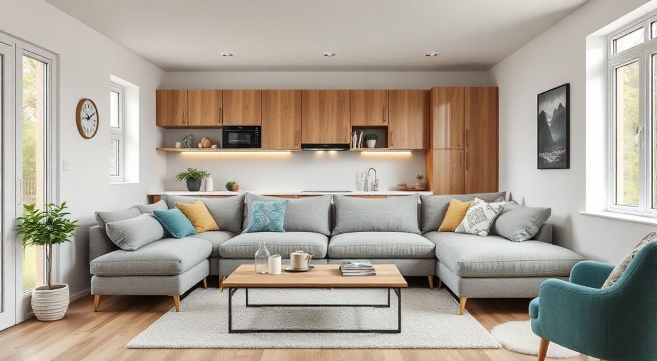 5 Шагов к установке модульного дивана‑куба в кухни 6 м²