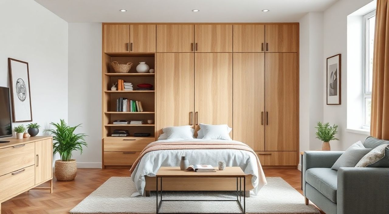 5 Шагов к установке шкафа‑кровати в гостиной 14 м²