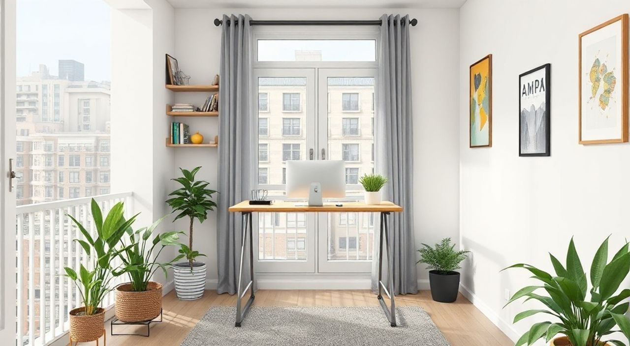 5 Шагов к установке складного стенда‑office в лоджии 3 м²
