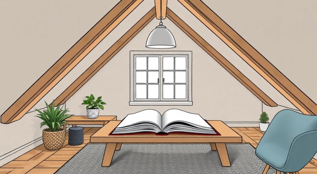 5 Шагов к установке стола‑книжки в мансарды