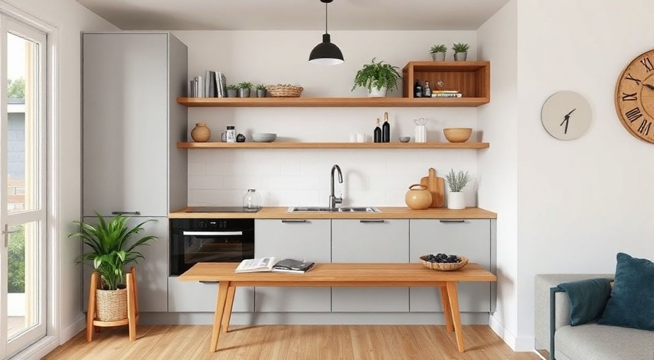 5 Шагов к установке стола‑консоли в кухни 4 м²