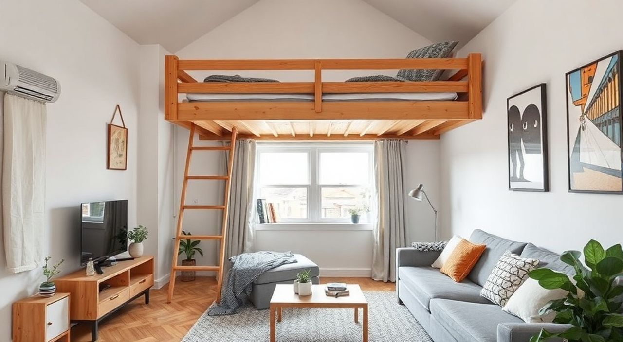 5 Шагов к установке трансформер‑кровати чердак в мини‑квартиры 18 м²