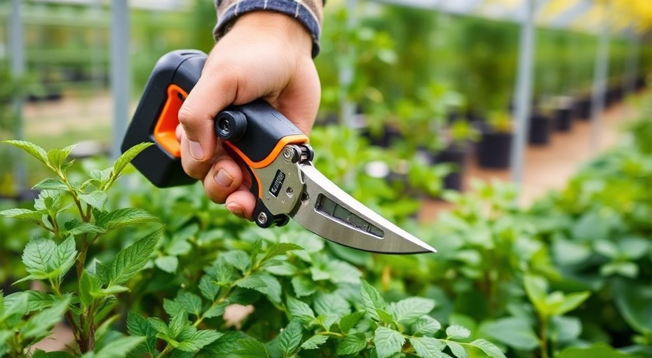5 Шагов обслуживания секатора аккумуляторного для теплицы