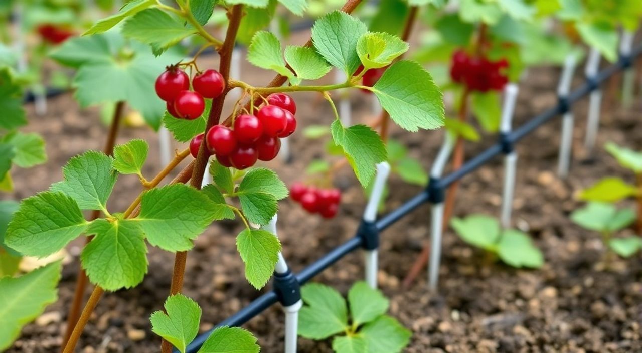 5 Шагов посадки смородины красной с капельным поливом