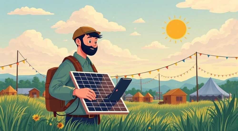 5 Способов использовать солнечные панели на фестивале