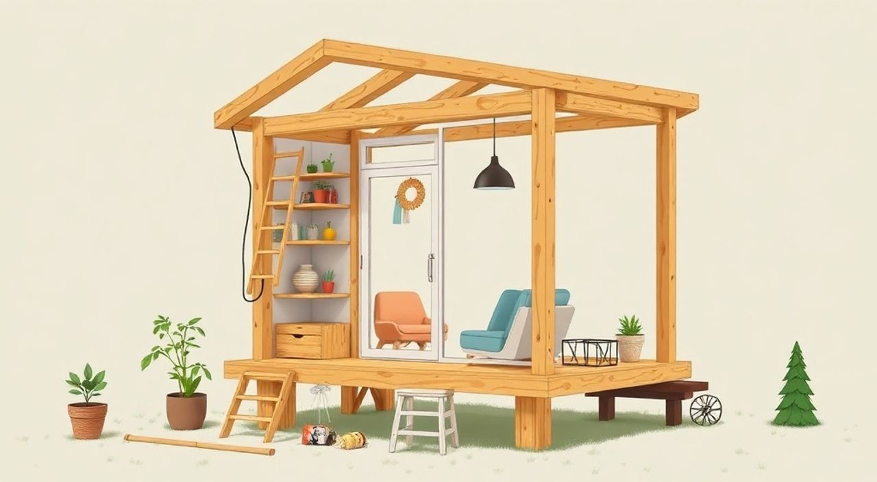A-frame мини-дом: 5 идей оптимизации DIY-сборки