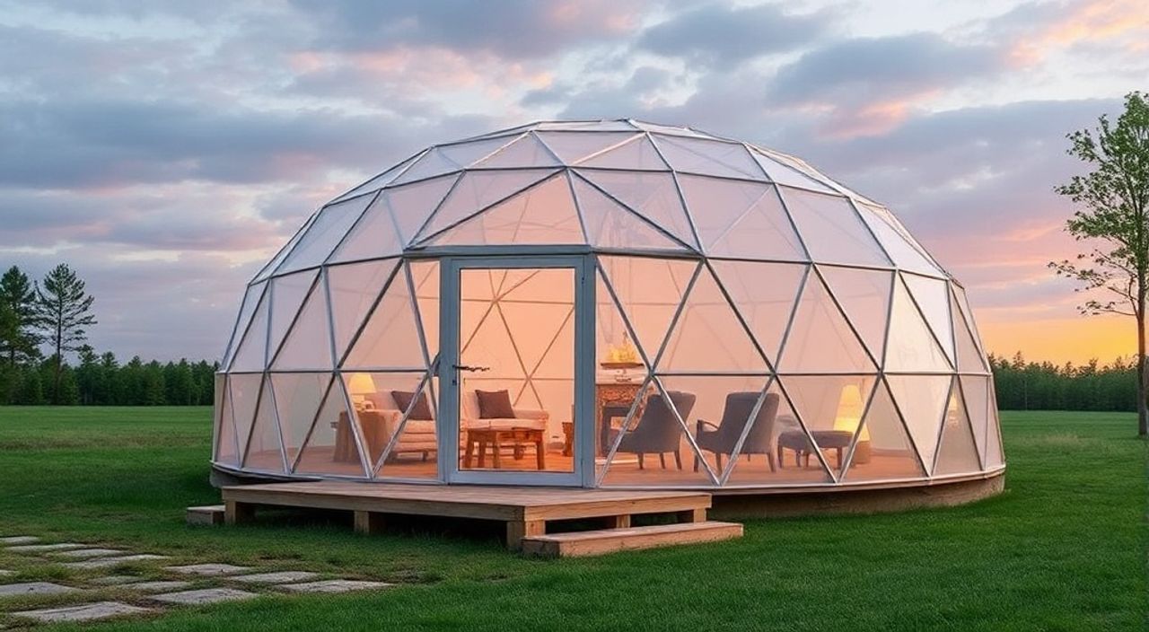 Алюминиевый сэндвич-панель: 15 причин выбрать для Glamping dome