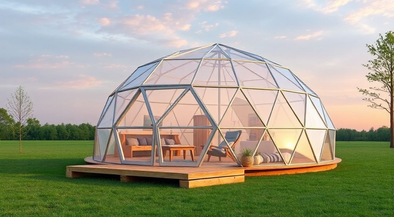 Алюминиевый сэндвич-панель: 5 причин выбрать для Glamping dome
