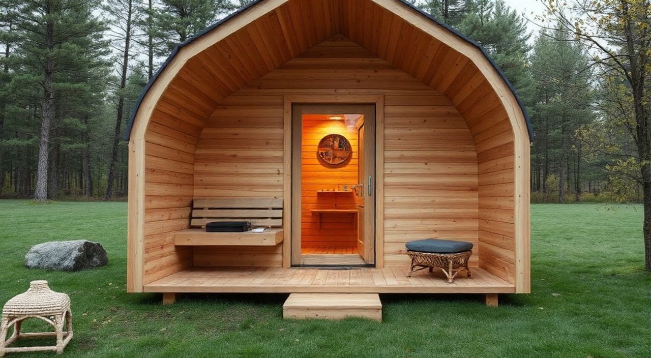 Arched Cabins: решения для баня-tiny
