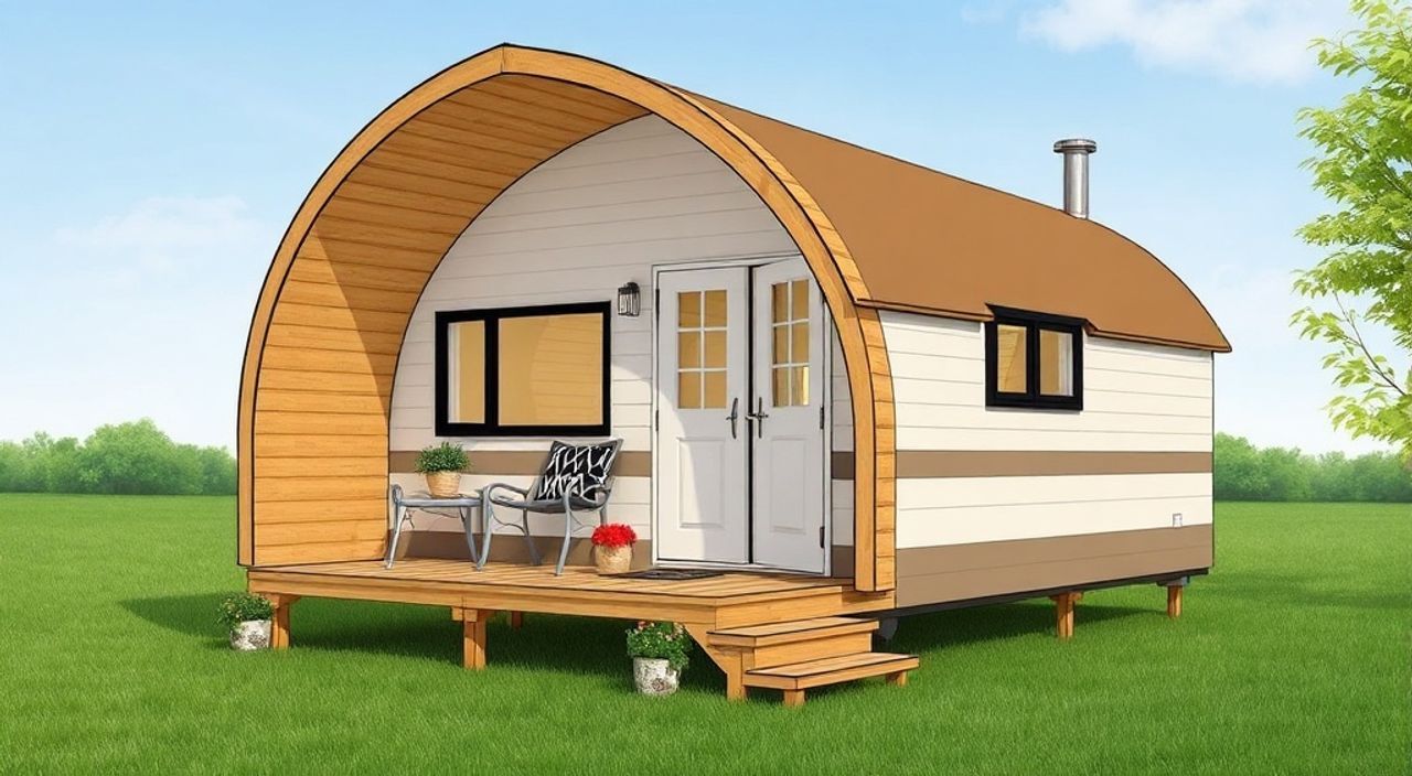 Arched Cabins: решения для дом-прицеп