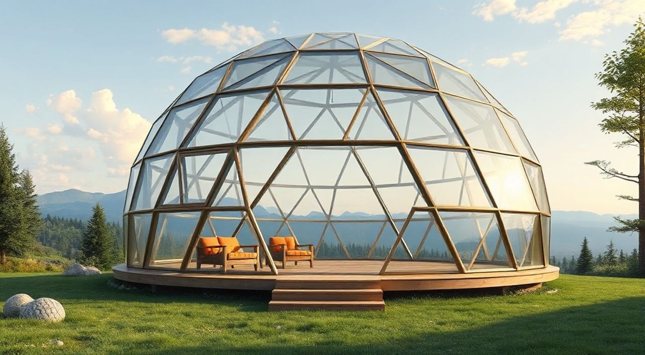 Arched Cabins: решения для geo-dome