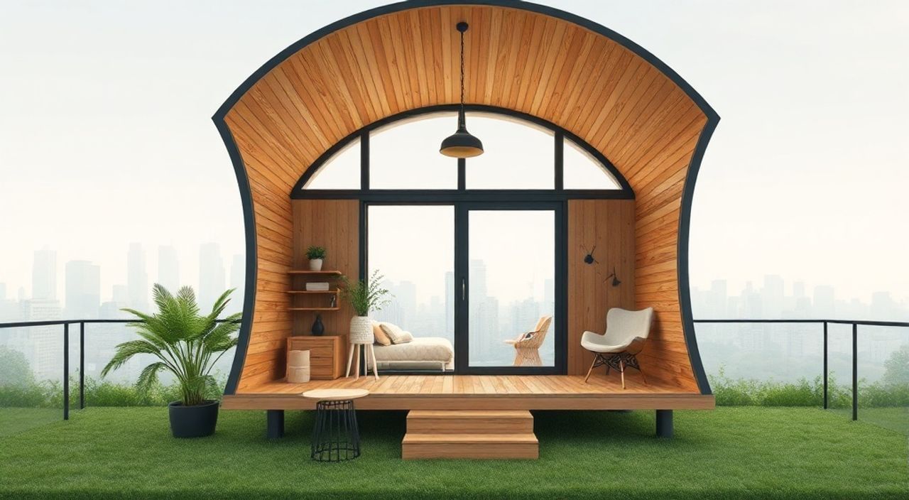 Arched Cabins: решения для городской micro-studio