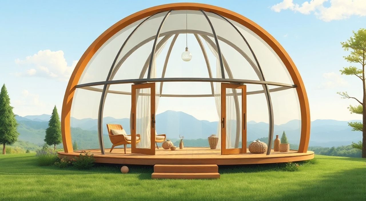Arched Cabins: решения для купол-дом