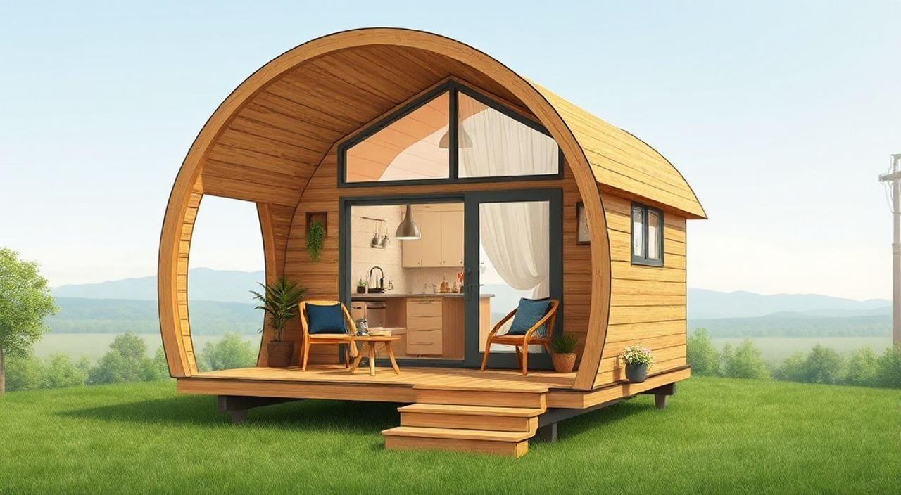 Arched Cabins: решения для мини-дом
