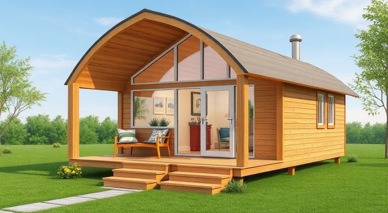 Arched Cabins: решения для модульный дом