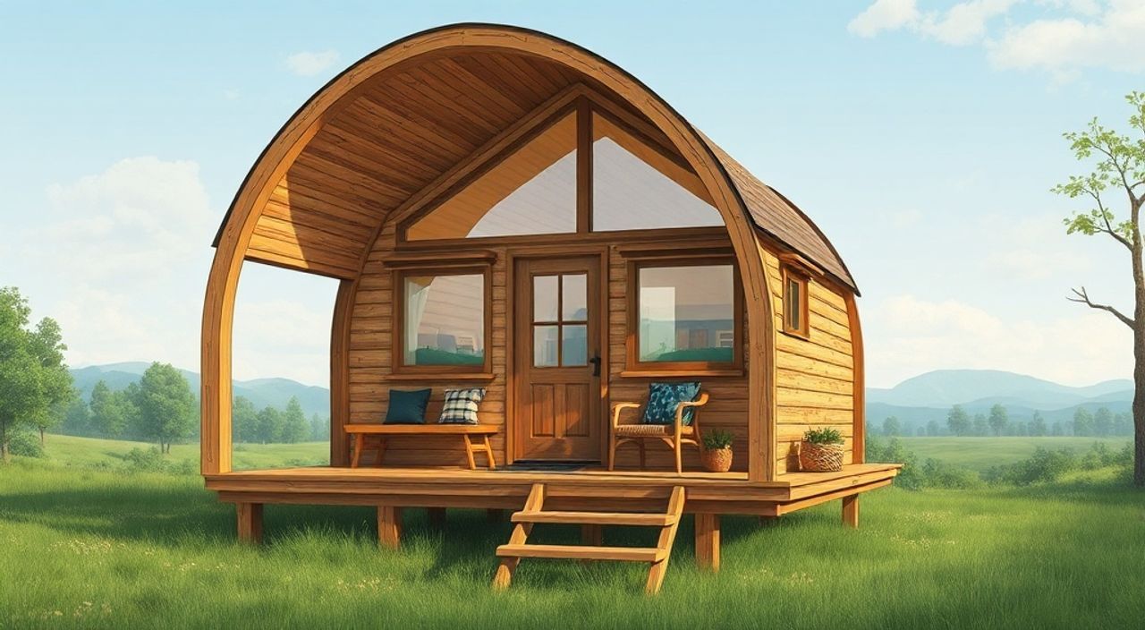 Arched Cabins: решения для off-grid tiny-house